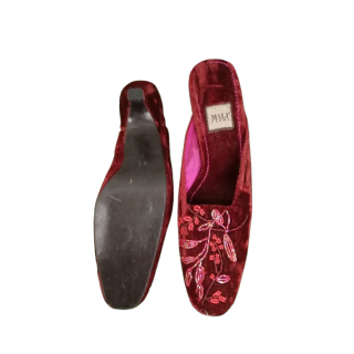 Mules Maliparmi Modèle SB91 Bordeaux