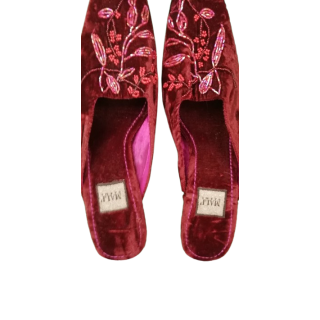 Mules Maliparmi Modèle SB91 Bordeaux